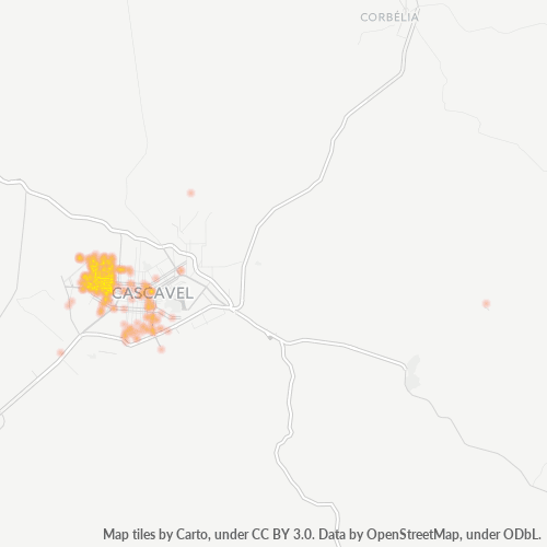 85807-000 Heatmap de Densidade da Empresa