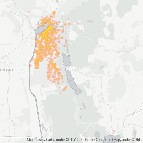 Heatmap für plz 23879
