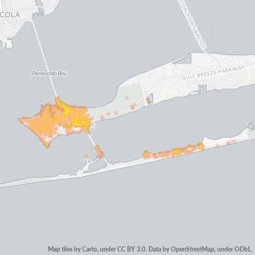 32561 Business Density Heatmap