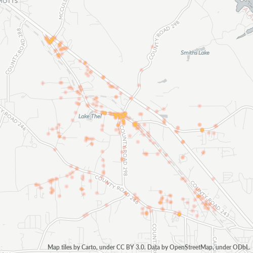 36877 Business Density Heatmap