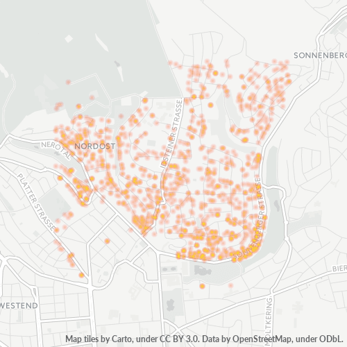 Heatmap für plz 65193