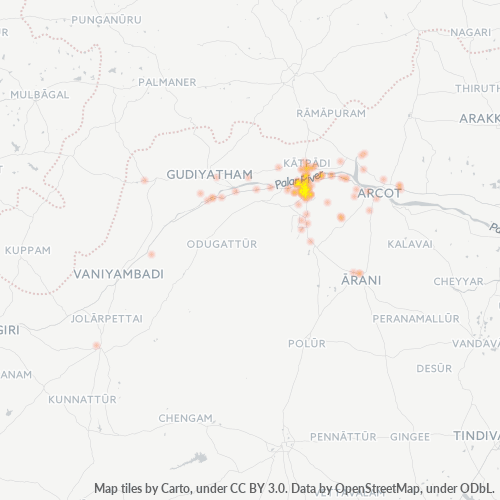 632001 Business Density Heatmap