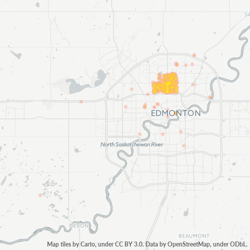 T5E Business Density Heatmap