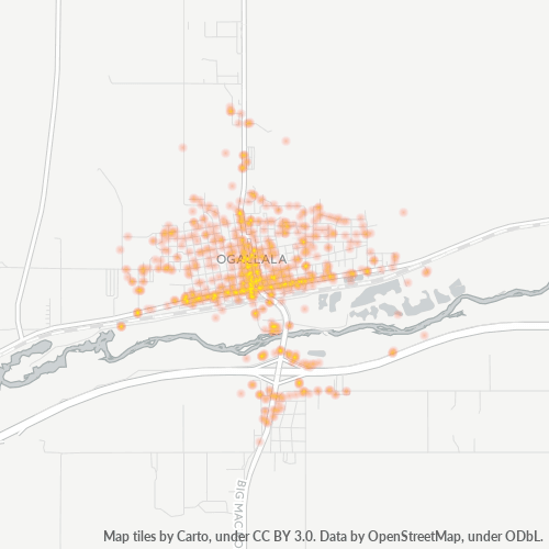 69153 Business Density Heatmap
