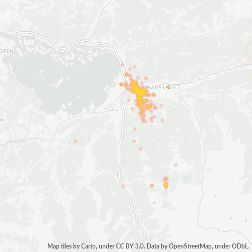 Heatmap für postleitzahl 5541