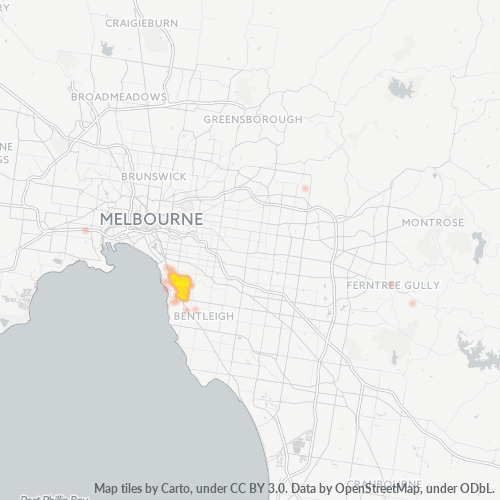 3185 Business Density Heatmap
