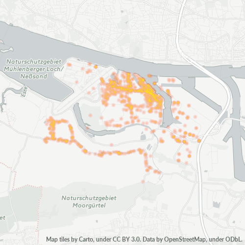 21129 Standortdichte-Heatmap