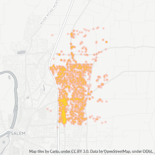 97305 Business Density Heatmap