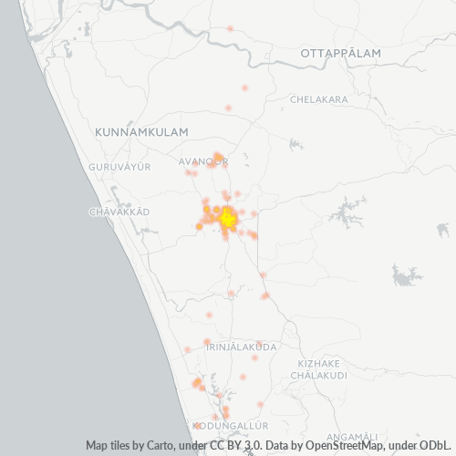 680001 व्यावसायिक घनत्व हीटमैप