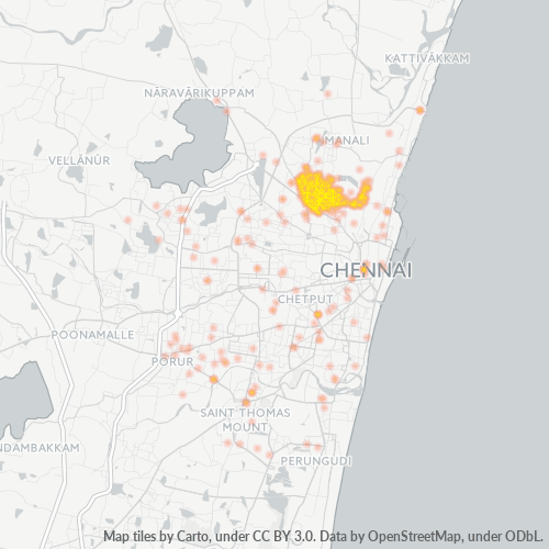 600118 Business Density Heatmap