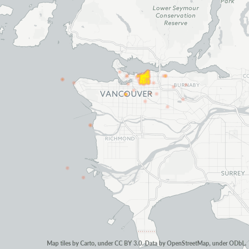 V5L Business Density Heatmap