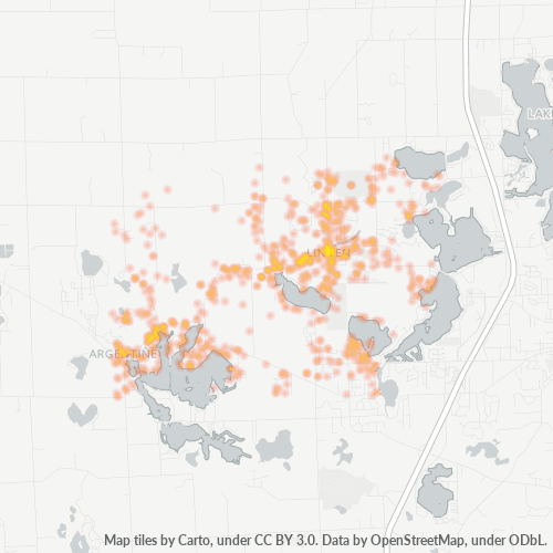 48451 Business Density Heatmap