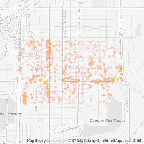 71104 Business Density Heatmap