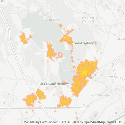 Heatmap für plz 65719