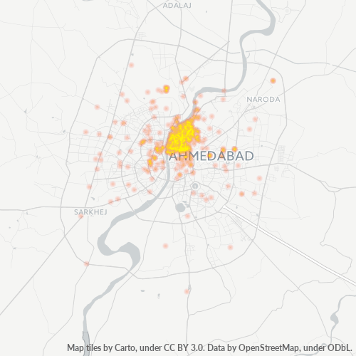 380004 Business Density Heatmap