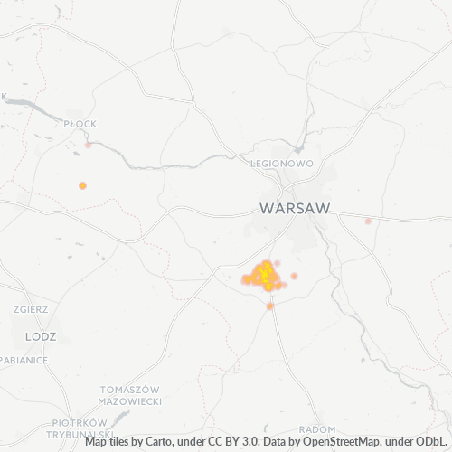 05-555 Mapa intensywności działalności gospodarczej