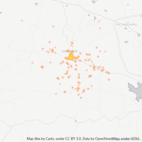 501203 Business Density Heatmap