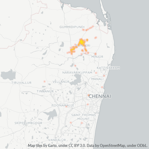 601204 Business Density Heatmap