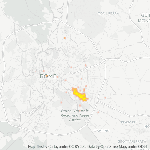 00175 Mappa di concentrazione per la densità di aziende