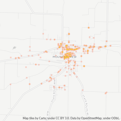 65548 Business Density Heatmap