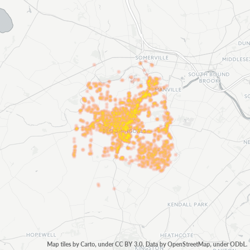 08844 Business Density Heatmap