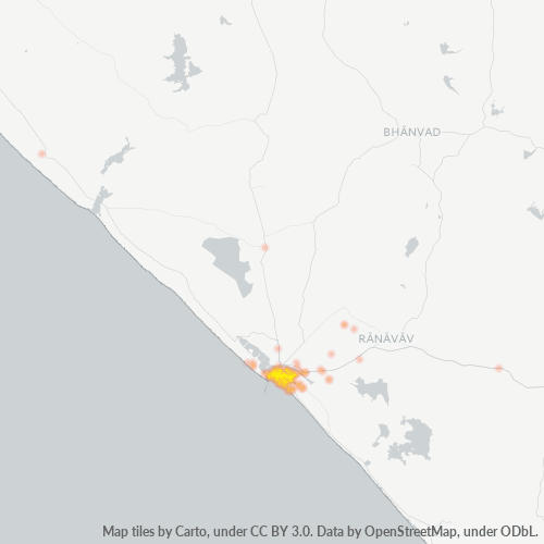360575 Business Density Heatmap