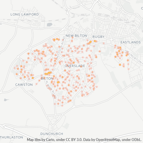 CV22 Business Density Heatmap