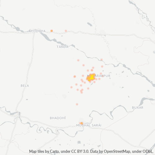 276001 Business Density Heatmap