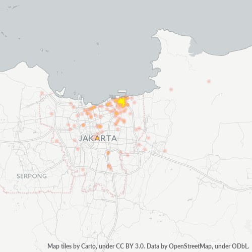14270 Peta Panas Densitas Bisnis