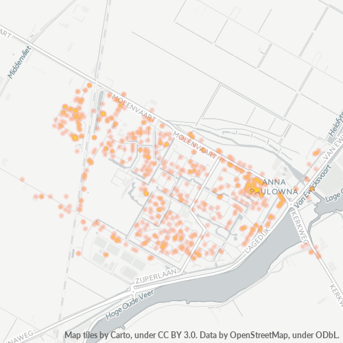 1761 Heatmap Bedrijfsdichtheid