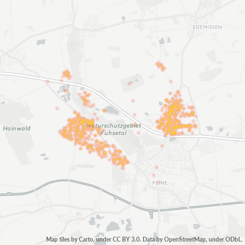 Heatmap für plz 31228