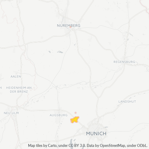 Heatmap für plz 85235