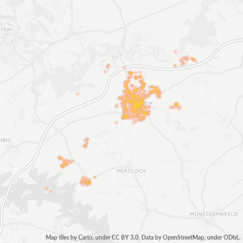 Heatmap für plz 56751