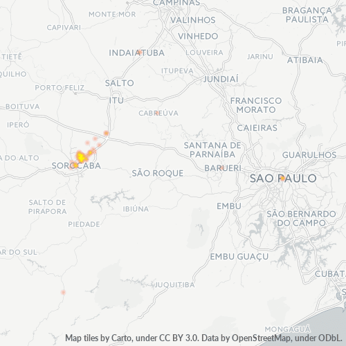 18085-000 Mapa de calor de densidad empresarial