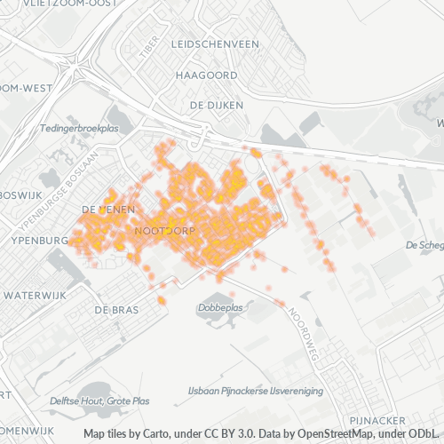 2631 Heatmap Bedrijfsdichtheid