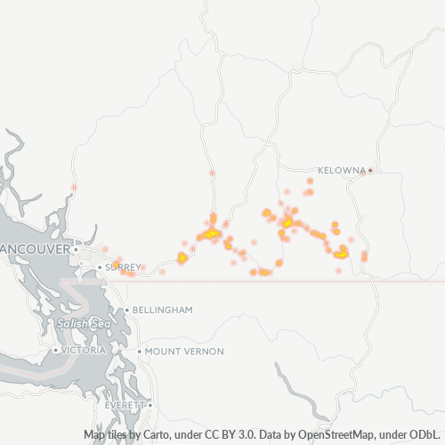 V0X Business Density Heatmap