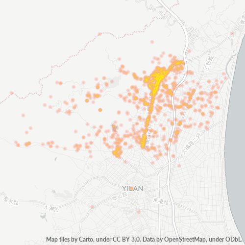 262 商業密度熱圖