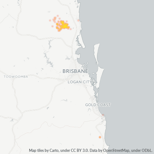 4552 Business Density Heatmap