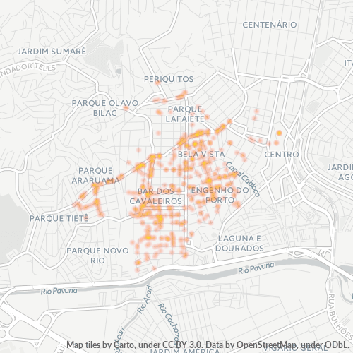 25015-000 Heatmap de Densidade da Empresa