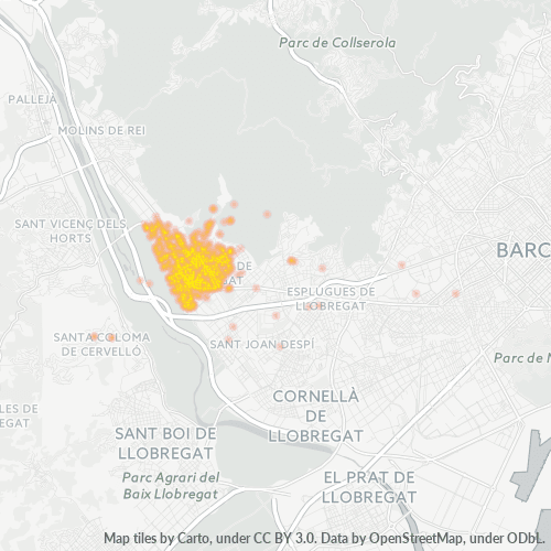 08980 Mapa de calor de densidad empresarial