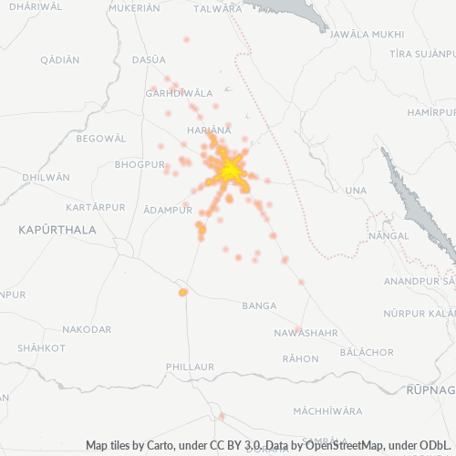 146001 Business Density Heatmap