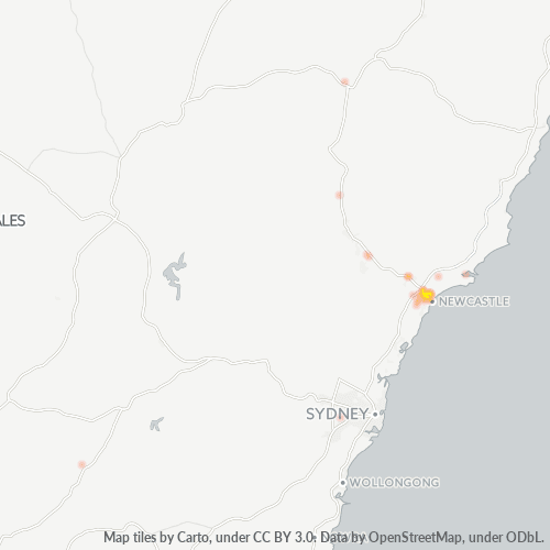 2304 Business Density Heatmap
