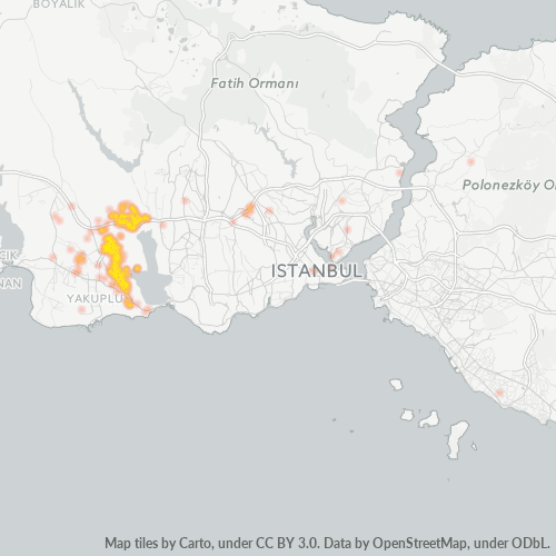 34325 Şirket Yoğunluğu Isı Haritası