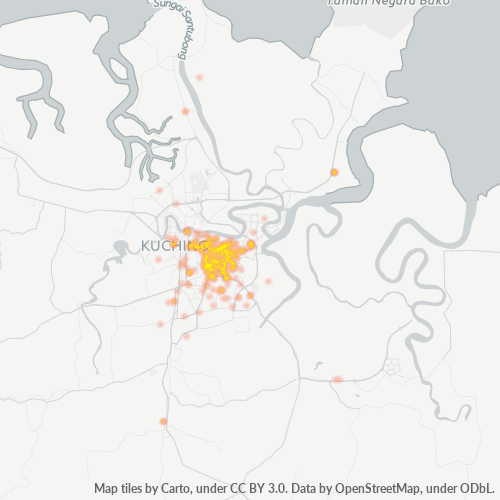 93300 Heatmap Ketumpatan Perniagaan