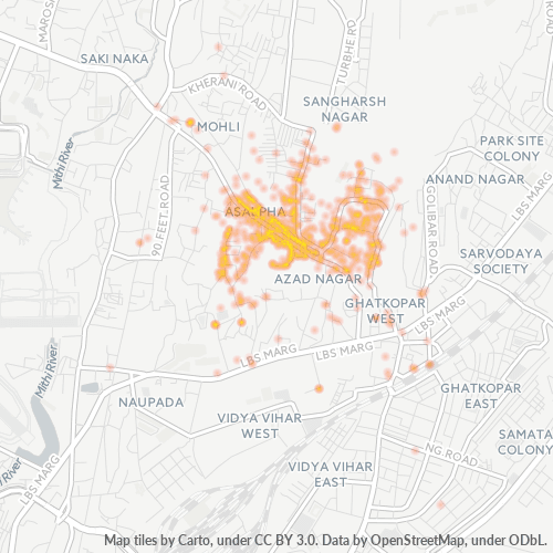 400084 Business Density Heatmap