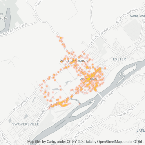 18644 Business Density Heatmap
