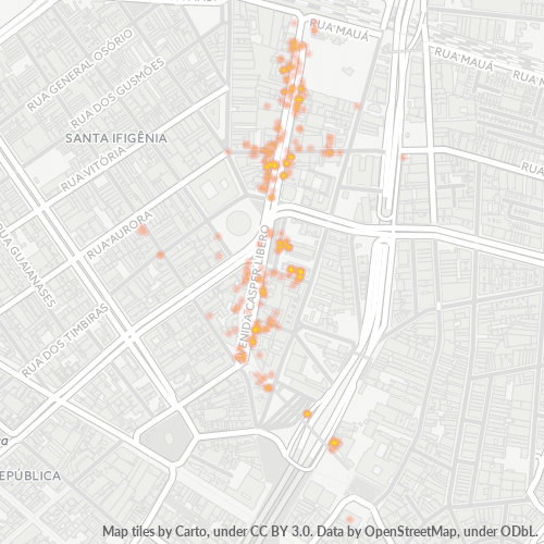 01033-000 Heatmap de Densidade da Empresa