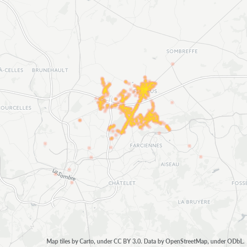 Heatmap voor postcode 6220