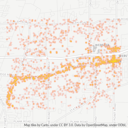 14580 Business Density Heatmap
