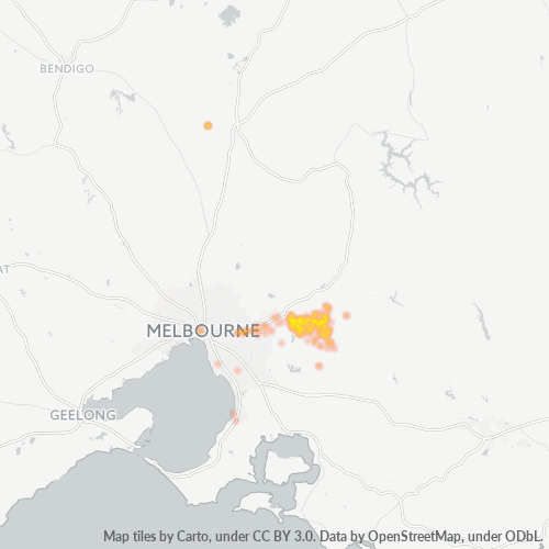 3139 Business Density Heatmap
